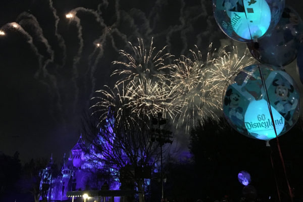 Disneyland Fireworks 60th Anniversary