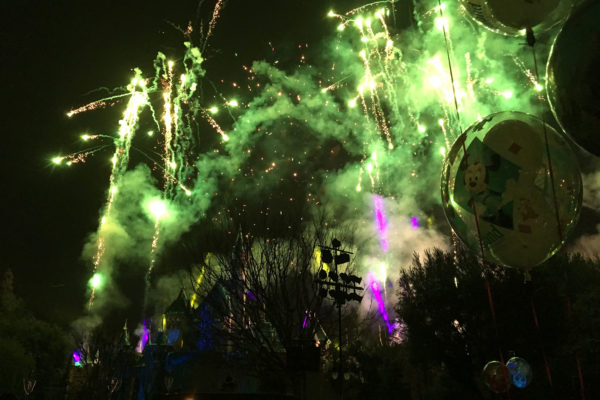 Disneyland Fireworks Electric Green